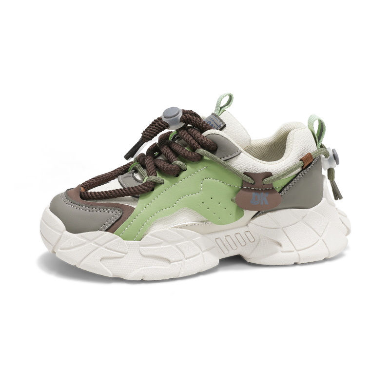 Thumbnail: Children Sneakers Casual Shoes for Boys Pink Green Yellow Comfortable Leather Ru