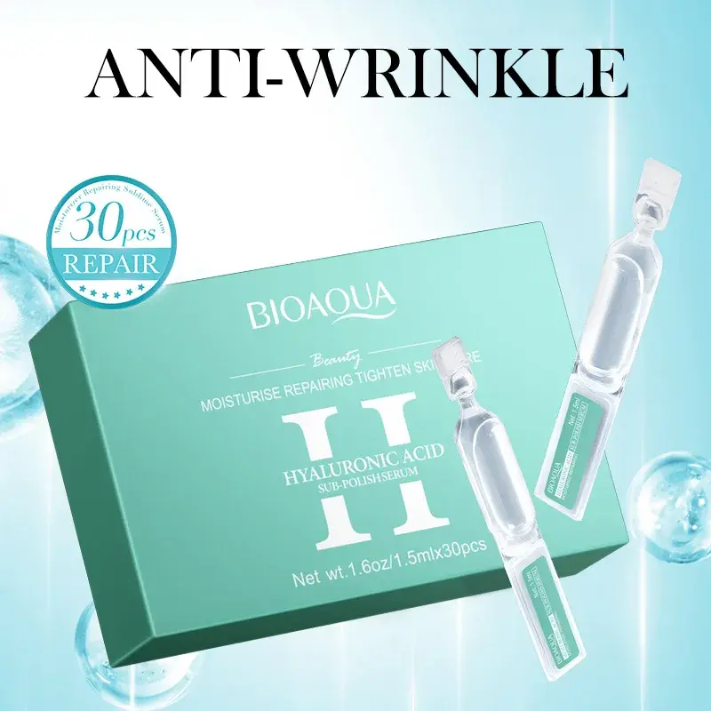 Thumbnail: 30pcs/box BIOAQUA Retinol Vitamin C Hyaluronic Acid Serum for Face Moisturizing 