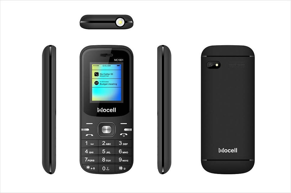 Thumbnail: Mocell MC1801 Feature Phone 2.4" 1800mAh Battery Dual Sim Dual Standby Loud Spea