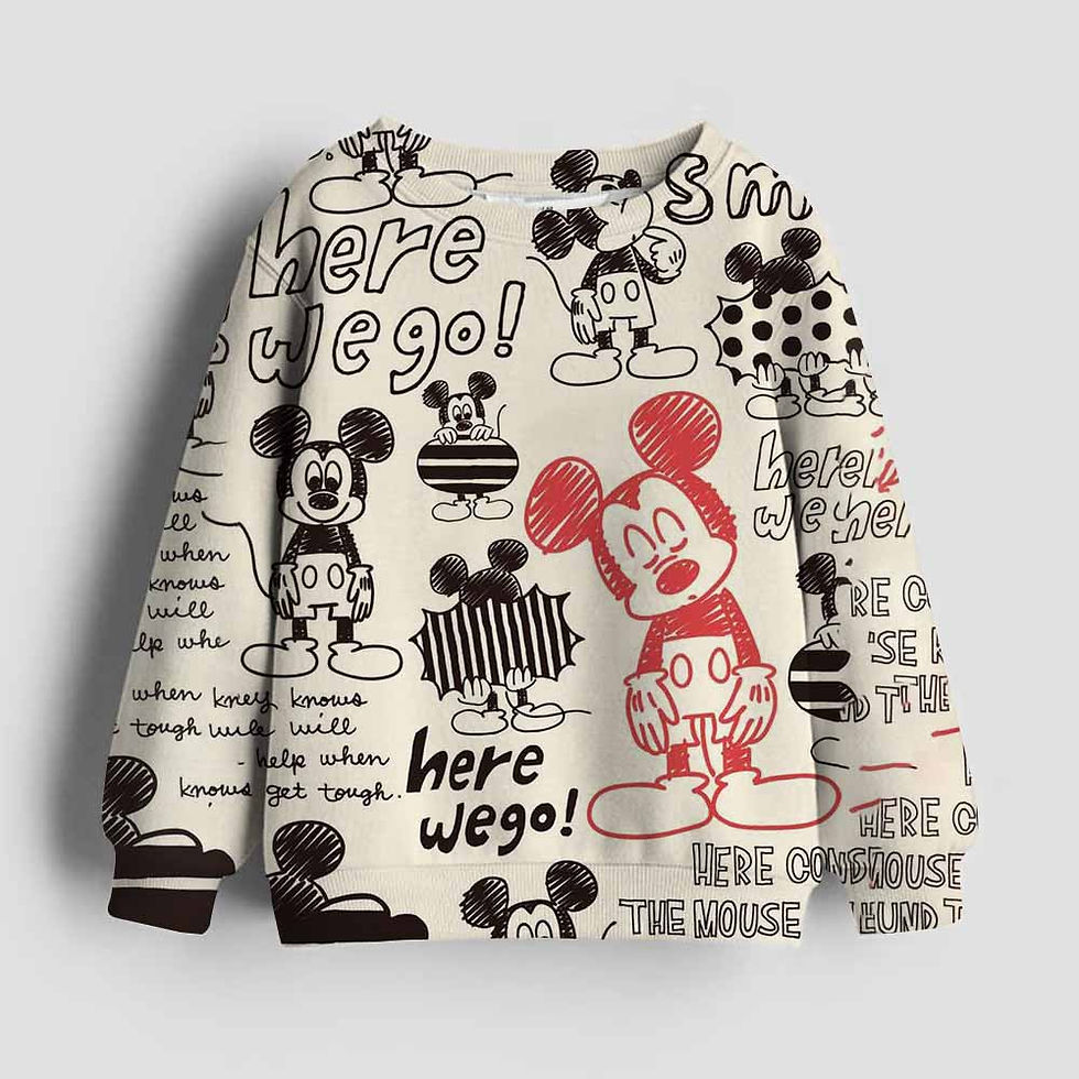 الصورة المصغرة: Children's clothing Boys Girls Minnie Mickey sweatshirt Kawaii long sleeve jumpe