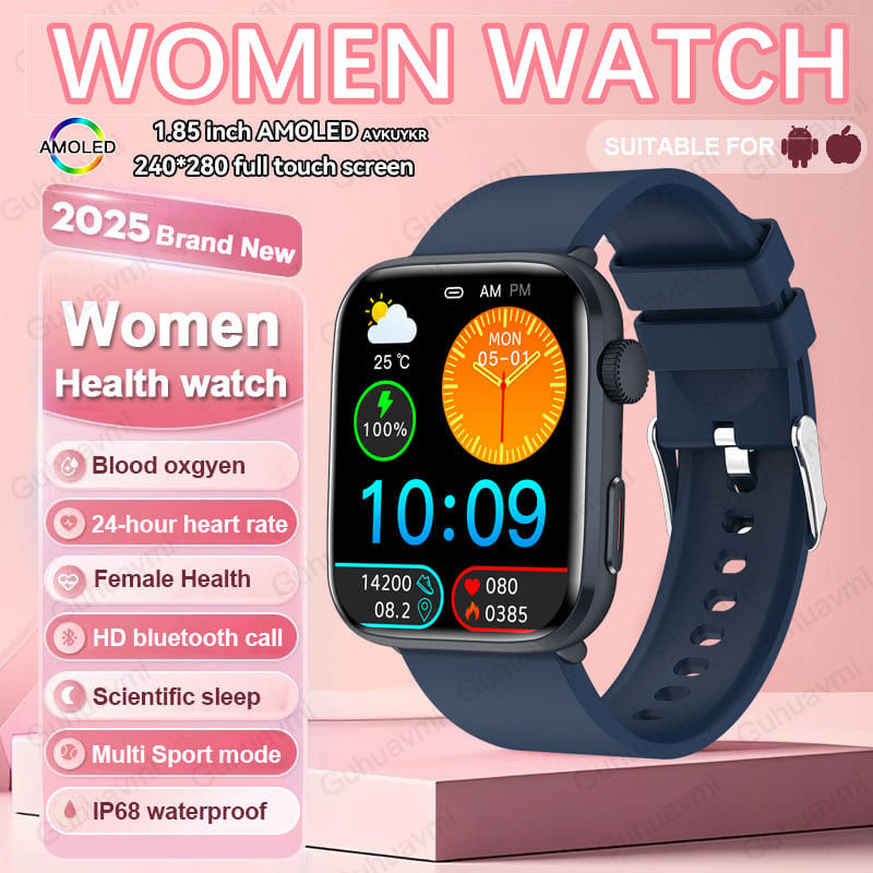 Thumbnail: 2025 New For Xiaomi Women AI Smart Diagnosis Smart Watch HRV+PPG Blood Pressure 