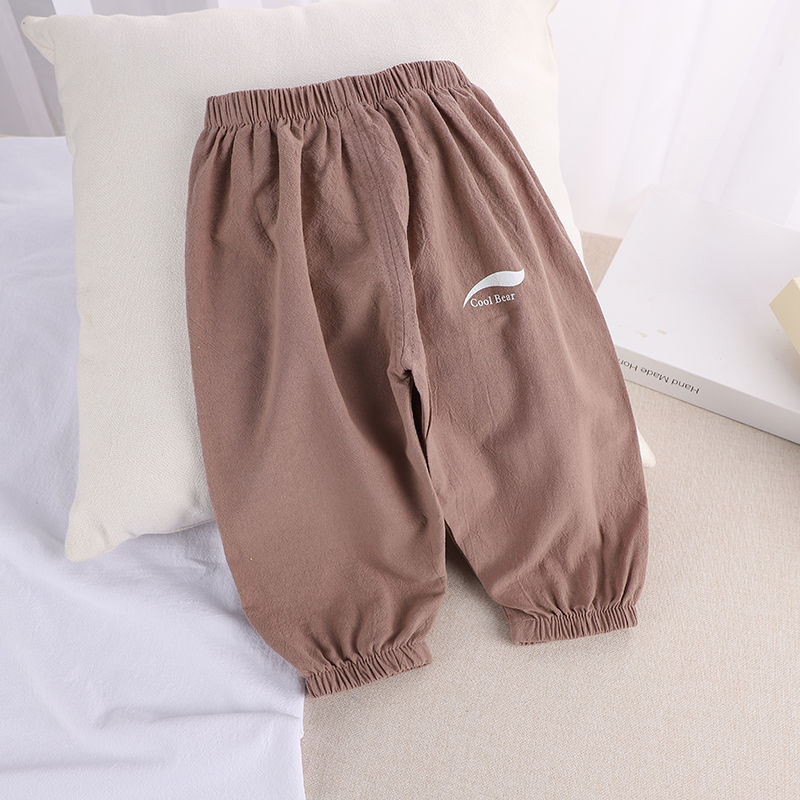 Thumbnail: 2025 Summer Newborn Baby Pants Long Trousers Infant Girls Boys Leggings Thin Clo