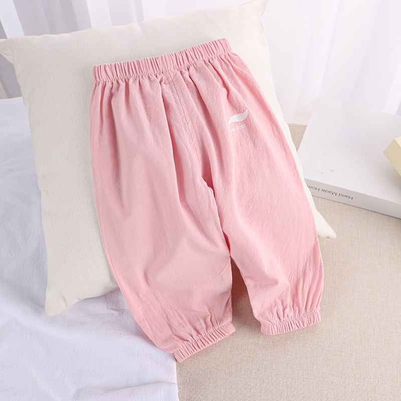 Thumbnail: 2025 Summer Newborn Baby Pants Long Trousers Infant Girls Boys Leggings Thin Clo