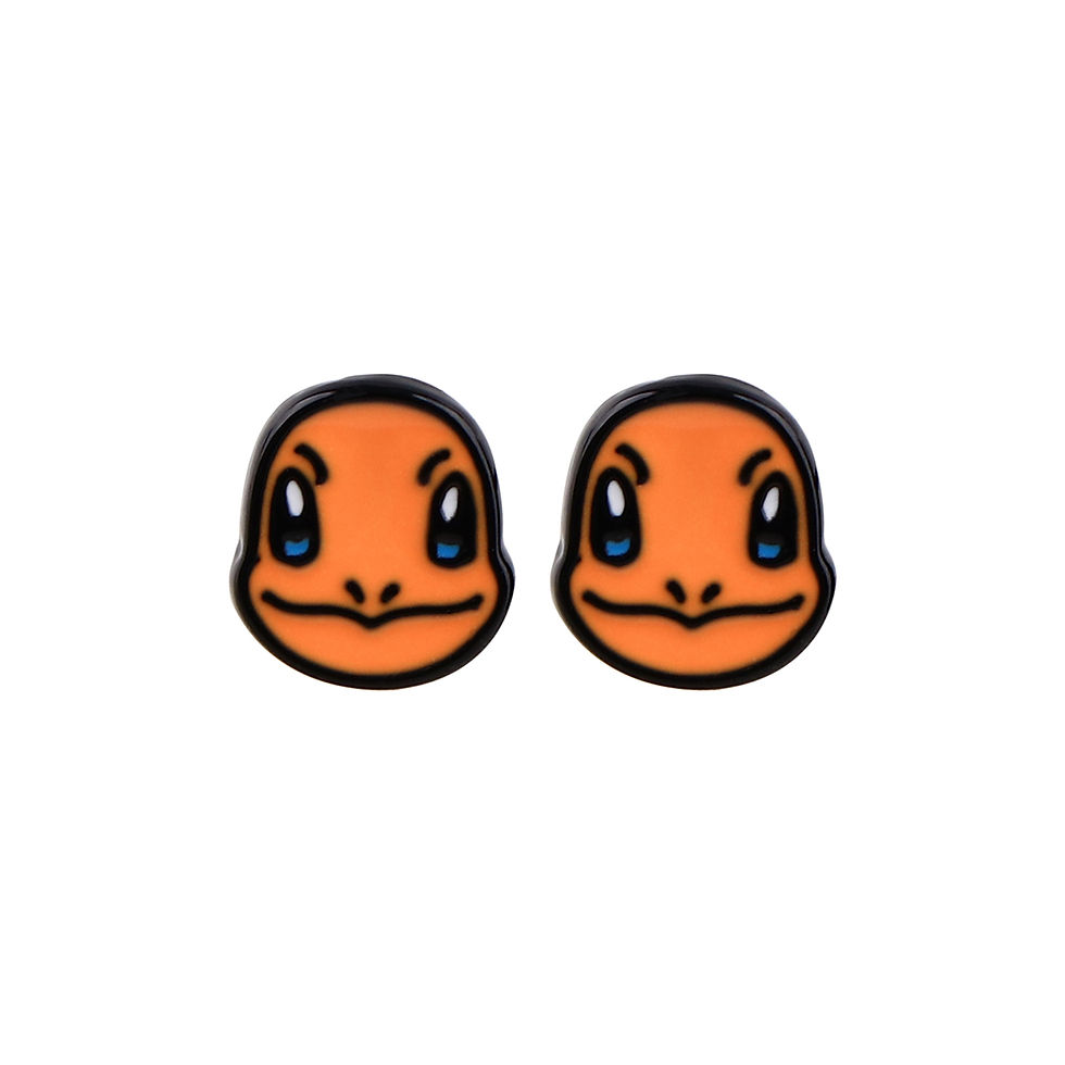 الصورة المصغرة: Anime Piercing Earrings Cartoon Kawaii Cute Stud Earrings for Woman Girls Kids F
