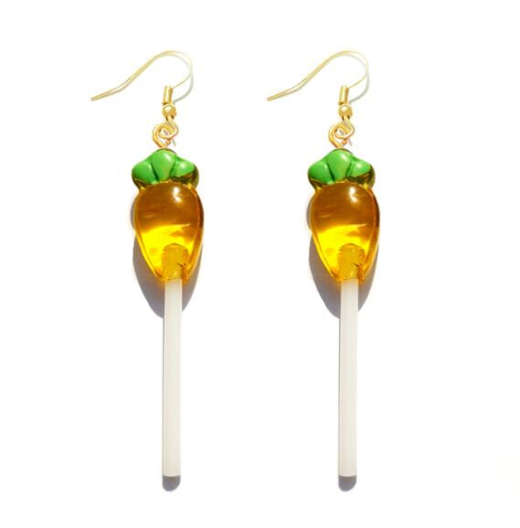 الصورة المصغرة: Earring For Women Resin Lollipop Drop Earrings Children Jewelry Custom Made Hand