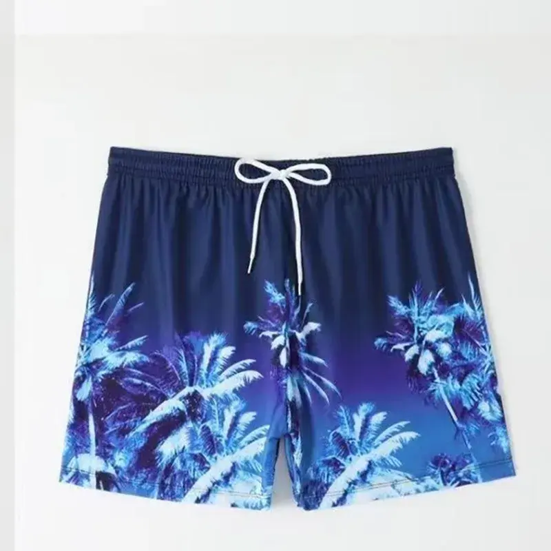 الصورة المصغرة: New 2025 Men's Swimming Trunks Flat Angle High Sensation Hot Spring Vacation Tra