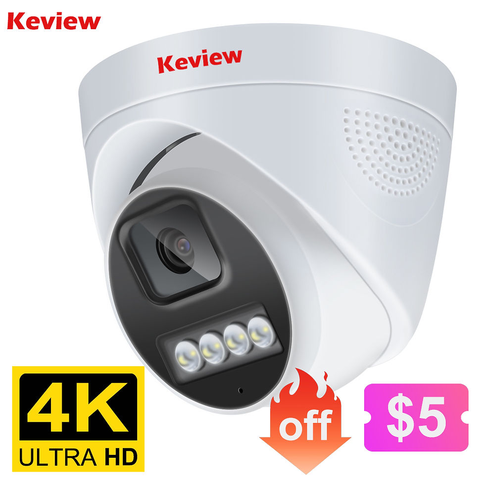 4K 8MP 4MP POE IP Camera Audio H.265 Onvif Wide Angle 2.8mm AI Color Night Visio