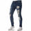 Thumbnail: 2024 Men Jeans Solid Pockets Stretch Denim Straight Pants Spring Summer Business