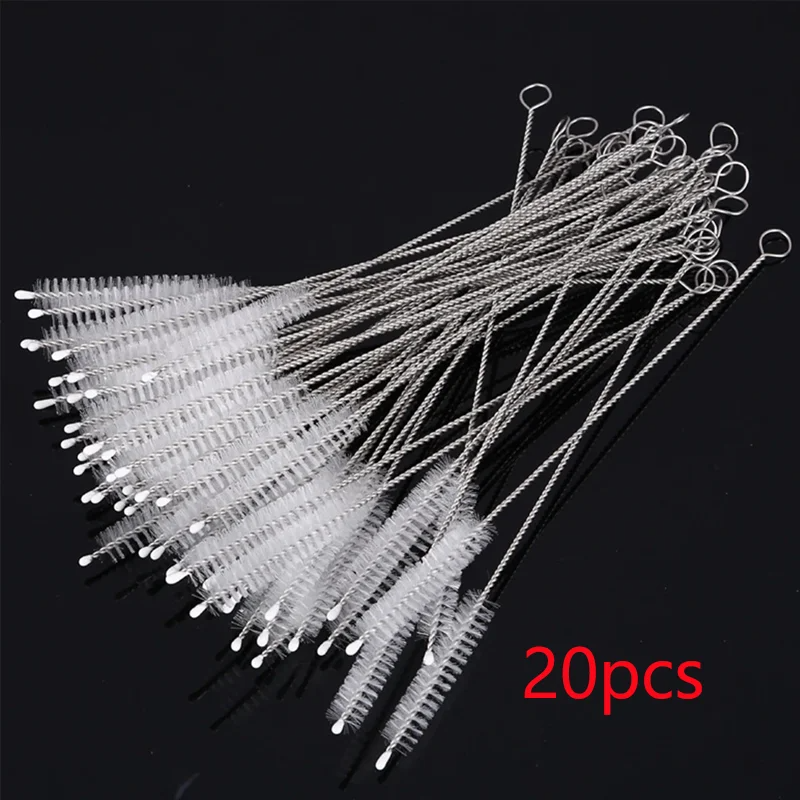الصورة المصغرة: 5/10PCS Drinking Straw Cleaning Brush Kit Straw Tube Pipe Cleaner Nylon Stainles
