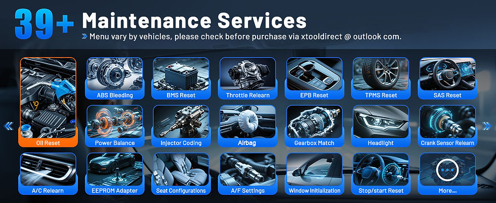 Thumbnail: XTOOL D7W D7 BT Bluetooth Diagnostic Tool All System Car Automotive Scanner ECU 