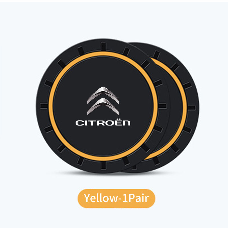 Thumbnail: Car Silicone Coaster Mug Drinks Non-Slip Mat Mute Pad Accessories For Citroen Ai