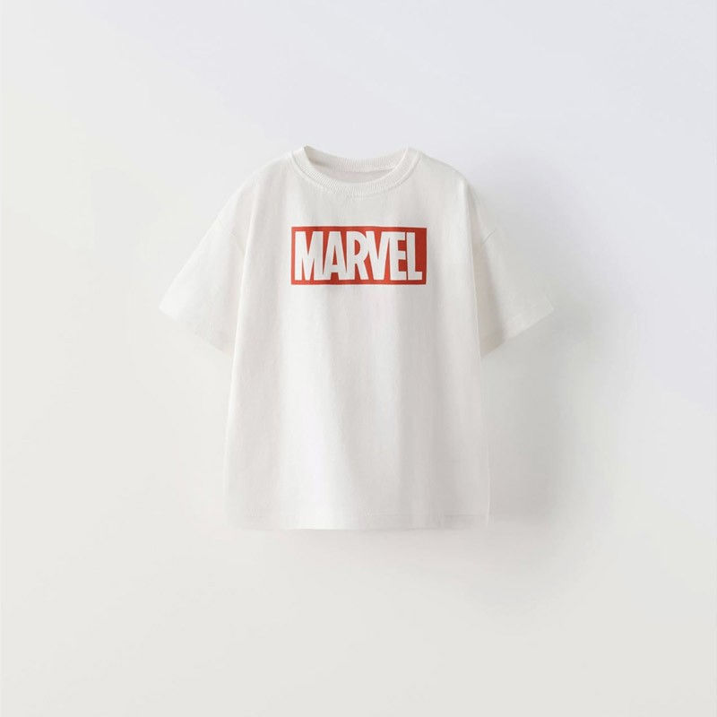 Thumbnail: Summer Clothes Disney Print Casual Loose Cartoon TShirt Boys Children Fashion Co