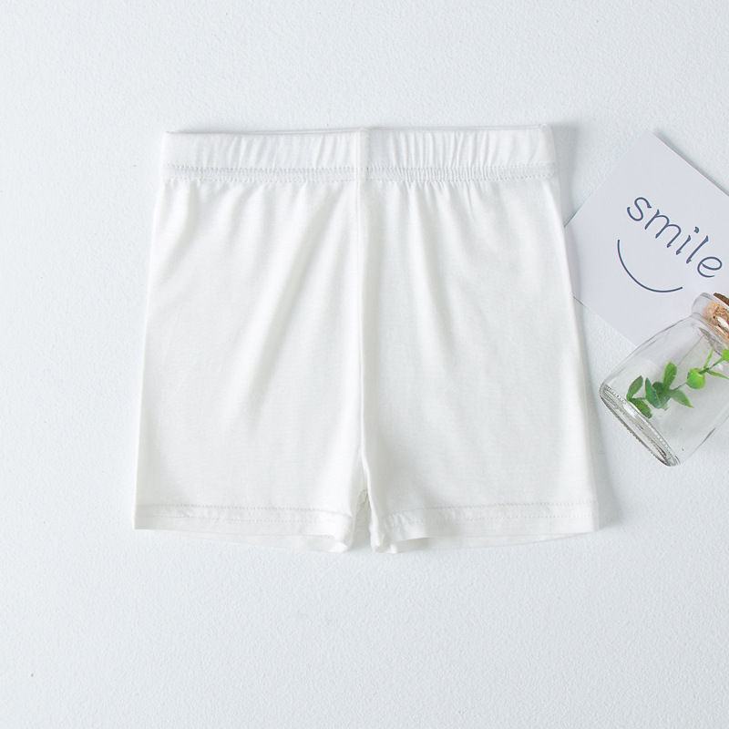 الصورة المصغرة: Cotton Girls Short Safety Pants Kids Underwear Leggings Children Summer Solid Cu