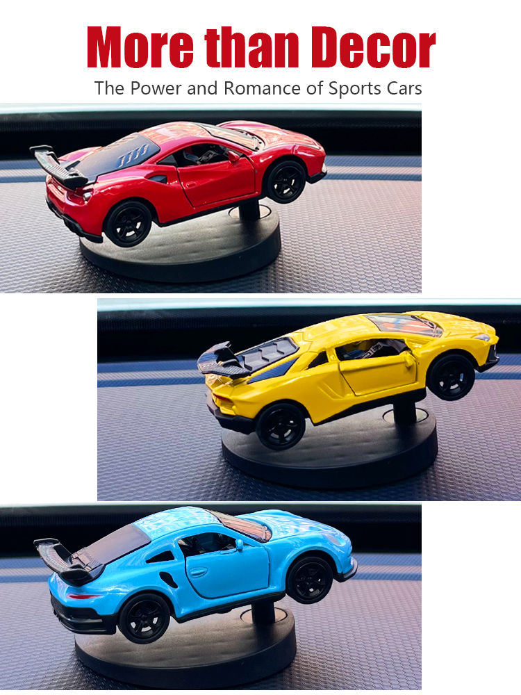 Thumbnail: Drifting Car Model dashboard Swing Moving cool sports racing ornaments dash inte