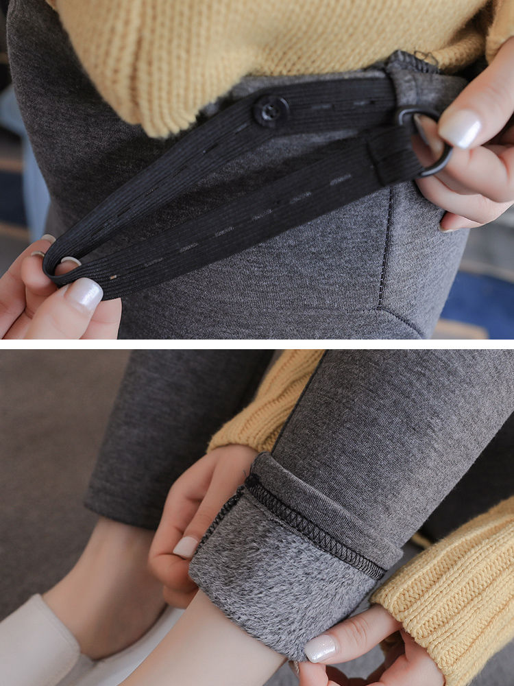 Thumbnail: 2022 Hot Sale All Match Maternity Pants Winter Leggings Good Quality Cotton Thic