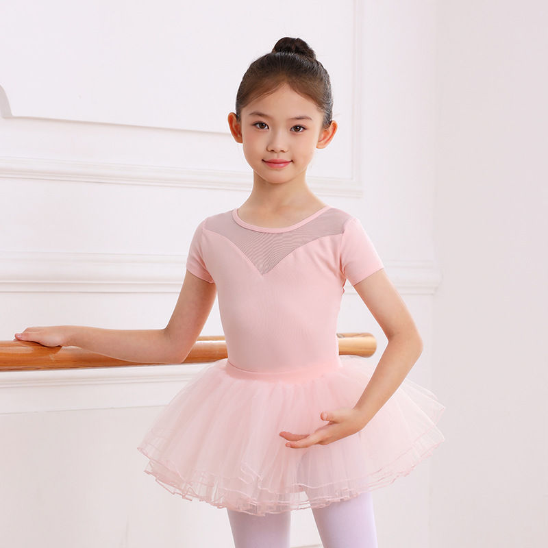 Dance clothes Children's tops Women's summer practice clothes Ballet skirt Girls