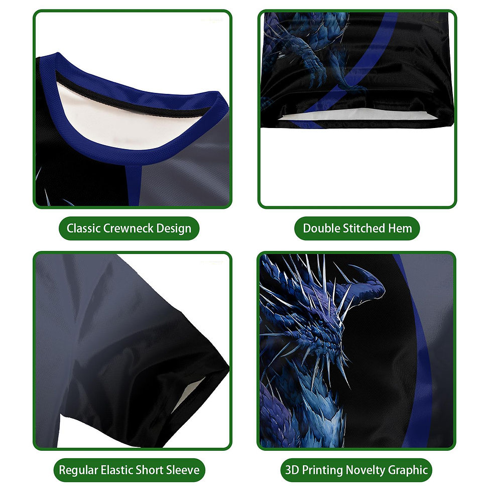 الصورة المصغرة: Dragon Graphic Traditional T-shirt WIFRU Fashion 3D Style Streetwear Daily Outdo