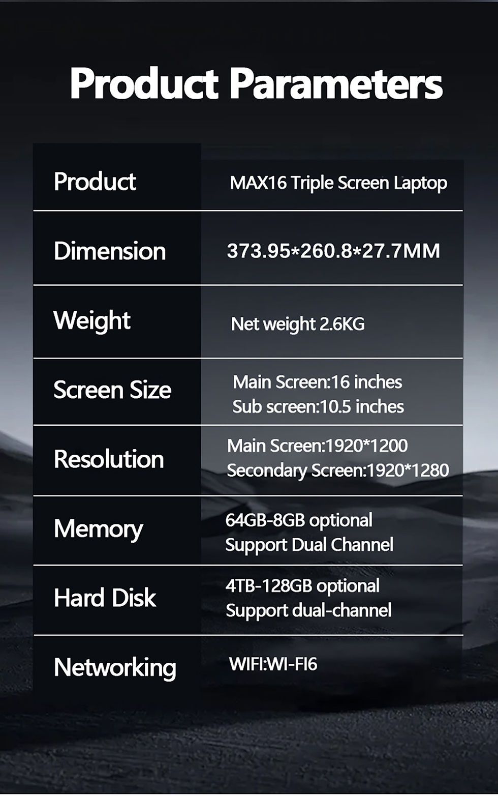 Thumbnail: 16+10.5+10.5 inch three screen gaming laptop i7-1260p facial unlock RAM 64GB SSD