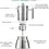Thumbnail: Easyworkz Diego Stovetop Espresso Maker Stainless Steel Italian Coffee Machine M