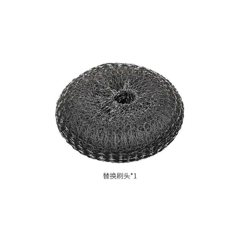 الصورة المصغرة: 5/1Pcs Kitchen Stainless Steel Pot Brush with Handles Dishwashing Wire Ball Heav