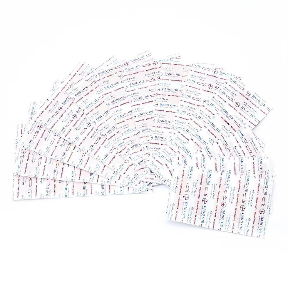 Thumbnail: 100Pcs/Pack Waterproof Band-Aids Bandages First Aid Medical Anti-Bacteria Wound 