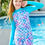 Thumbnail: 2025 News Girls Swimwear One-Piece Mermaid Swimsuit Summer Long Sleeve Swimming 
