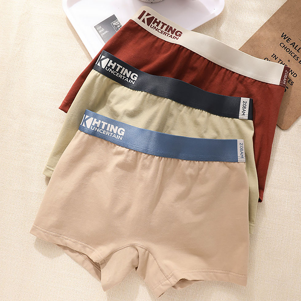 الصورة المصغرة: 3PCS/Pack 100% Cotton Breathable Antibacterial Women's Panties Comfortable Soft 