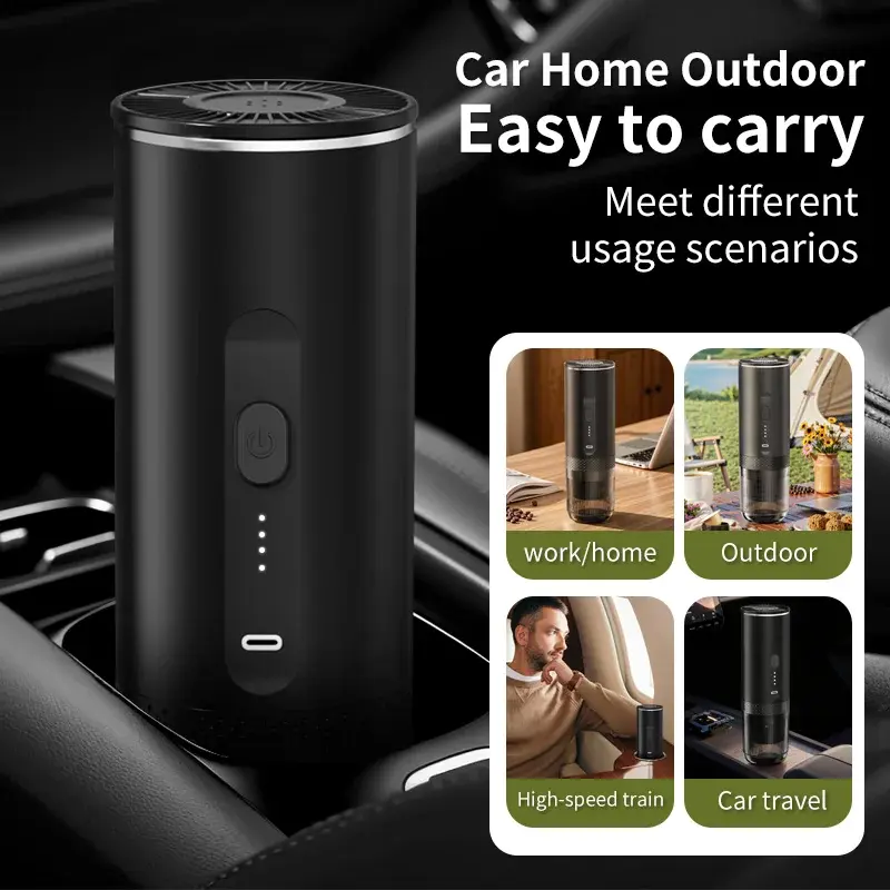 Thumbnail: TINSOL New 3 in 1 Wireless Portable Espresso Machine Capsule Coffee Powder Trave