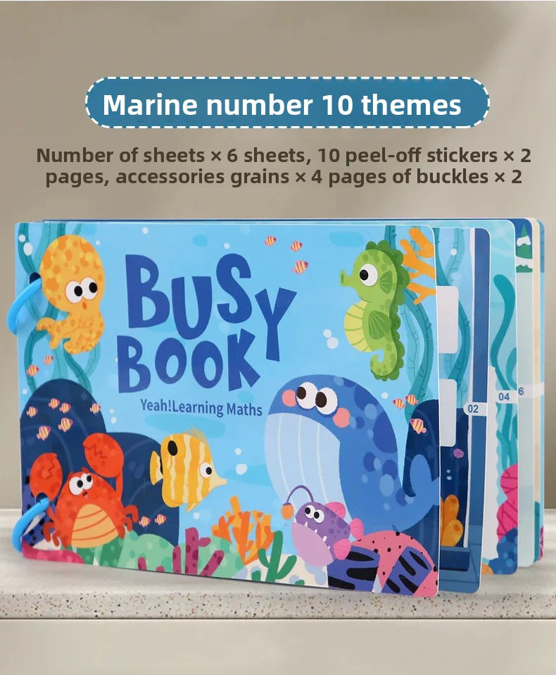 الصورة المصغرة: Early Childhood Education Enlightenment Cartoon Stickers Quiet Learning Educatio