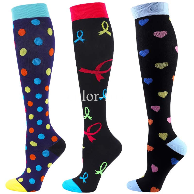 الصورة المصغرة: CFS Compression Socks Women Men Knee Stocking 20-30mmHg Edema Diabetes Varicose 