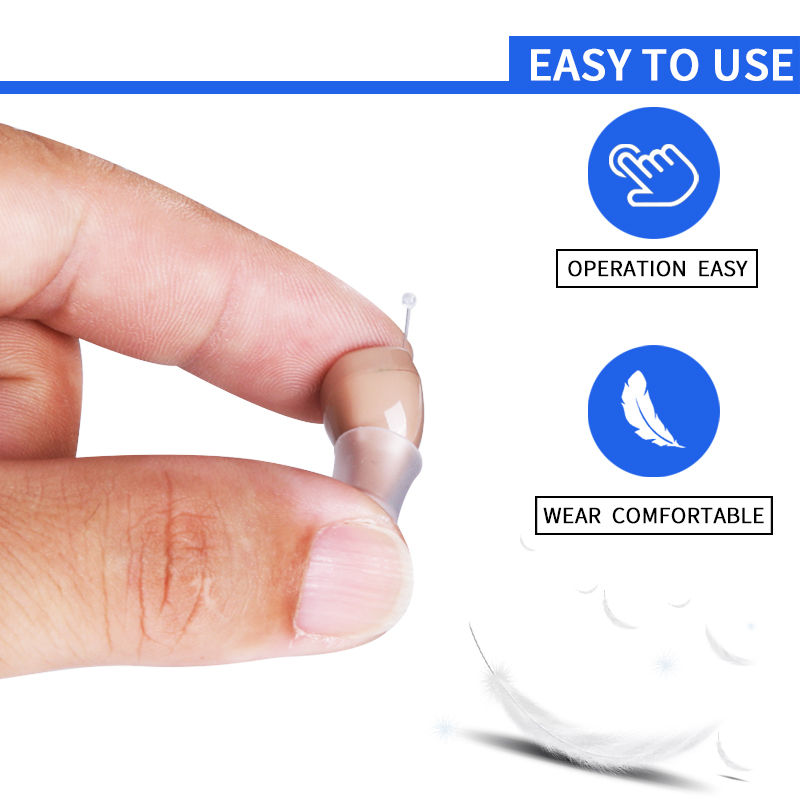 Thumbnail: Intelligent Digital Hearing Aid Rechargeable Sound Amplifiers Wireless Ear Aids 