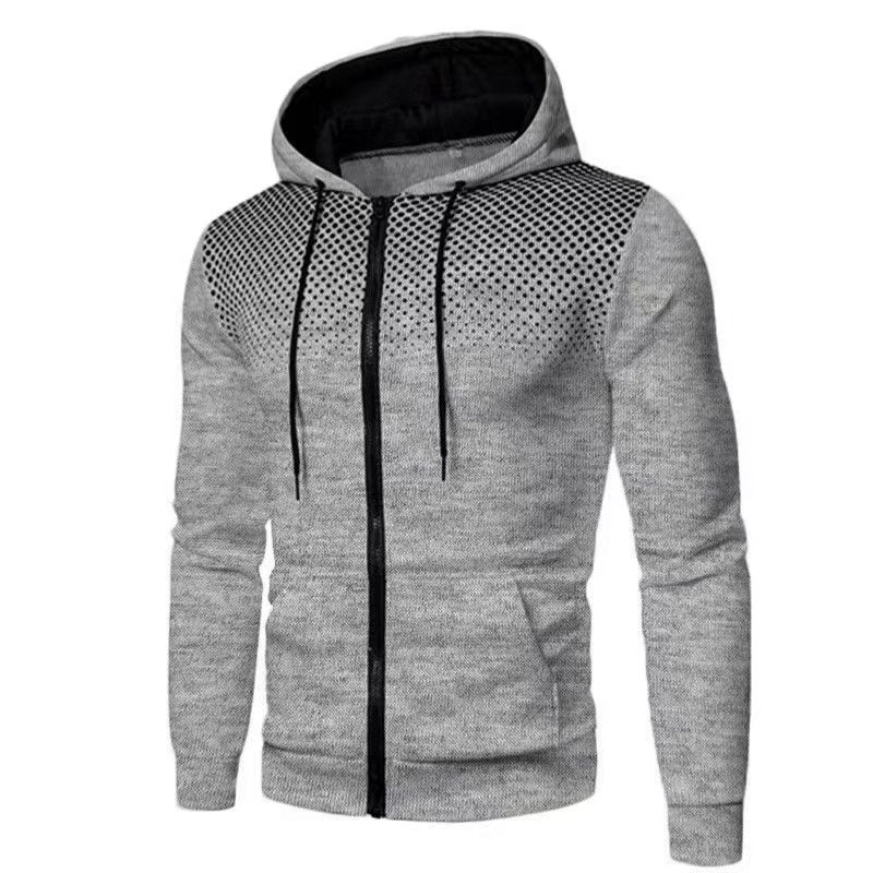 الصورة المصغرة: 2023 Zipper Men Jackets Autumn Winter Casual Fleece Coats Bomber Jacket Scarf Co