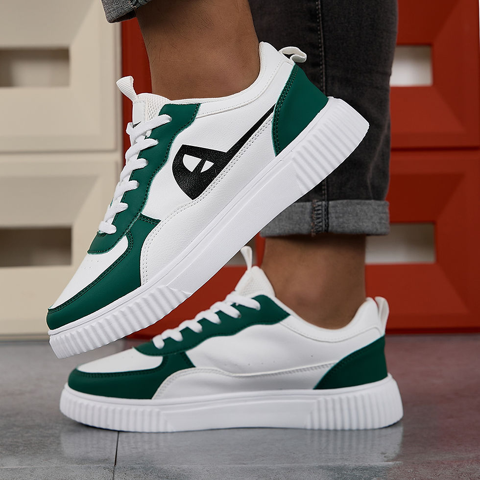 الصورة المصغرة: Fashion Women Casual Shoes Breathable Walking Flat Shoes Sneakers White Female F