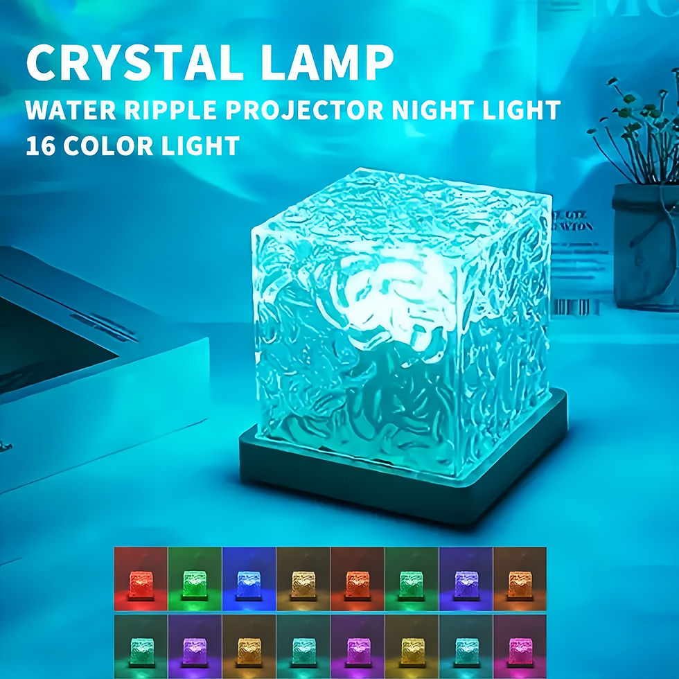 الصورة المصغرة: Ocean Wave Aurora Projector Light Remote 16 Colors RGB Dimmable Water Ripple Fla