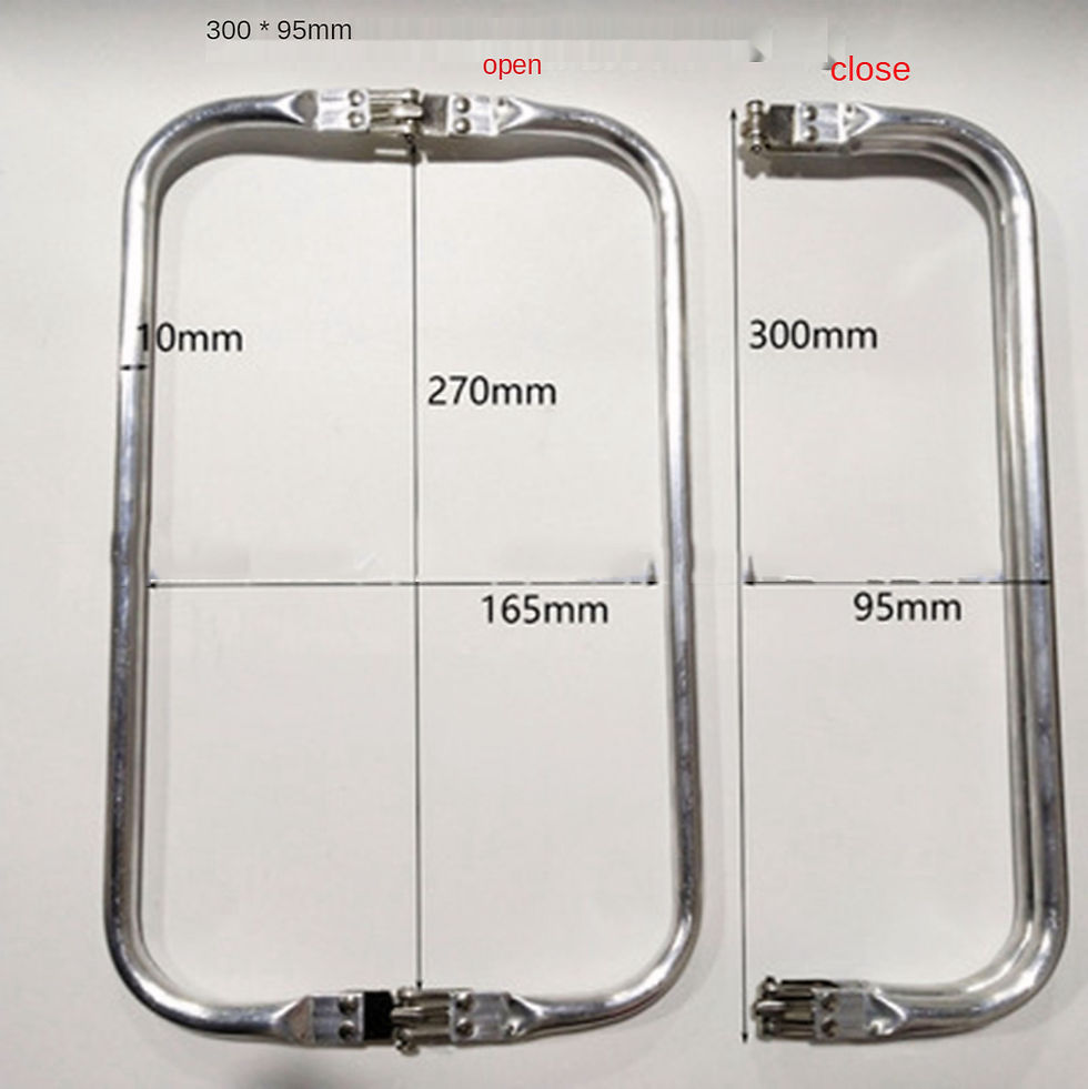 الصورة المصغرة: DIY Metal Purse Frame Handle Kiss Clasp Lock For Bag Sewing Craft Tailor Accesso
