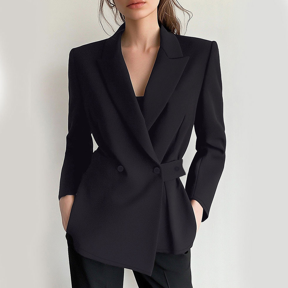 Thumbnail: Mia Muse Women's Blazers All Season Fashion Decent Button Long Sleeve Shawl Coll
