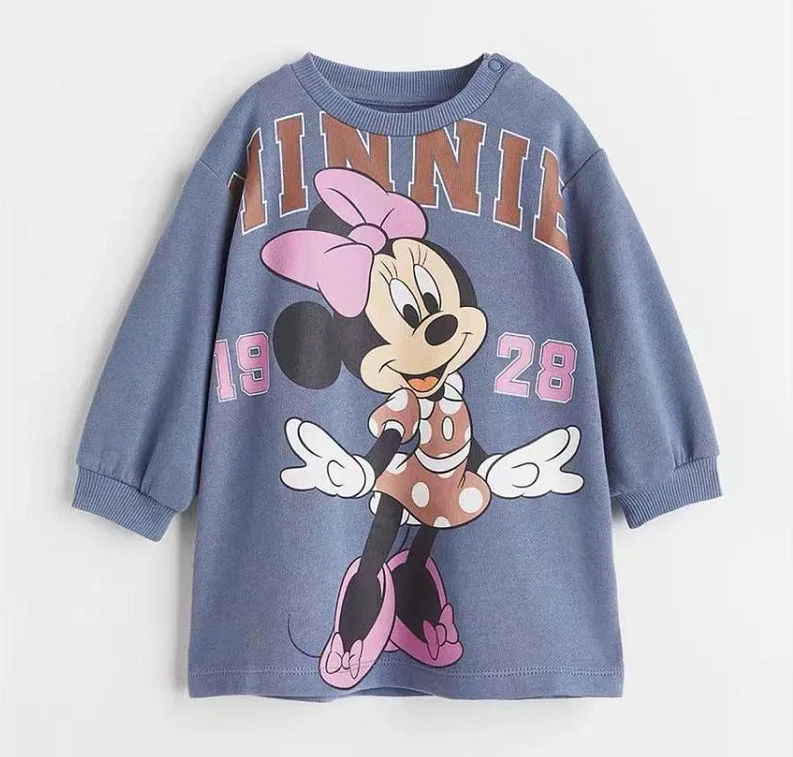 الصورة المصغرة: Cartoon leisure Girl Dress Spring Kid Girls Dress cartoon  Children Leisure Chil