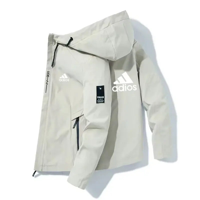 الصورة المصغرة: 2025 Spring and Autumn Men's Windproof Jacket Zipper High Quality Baseball Hat E