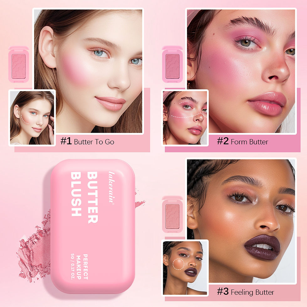 الصورة المصغرة: Professional Makeup Powder Blush 12HR Wear Vegan Formula Blusher Makeup Blush in