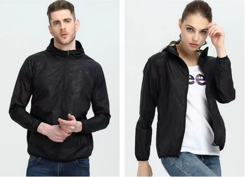 Thumbnail: Lightweight Sun Protective Jacket Fresh Colors Blocks Harmful UV Rays Keeps Skin