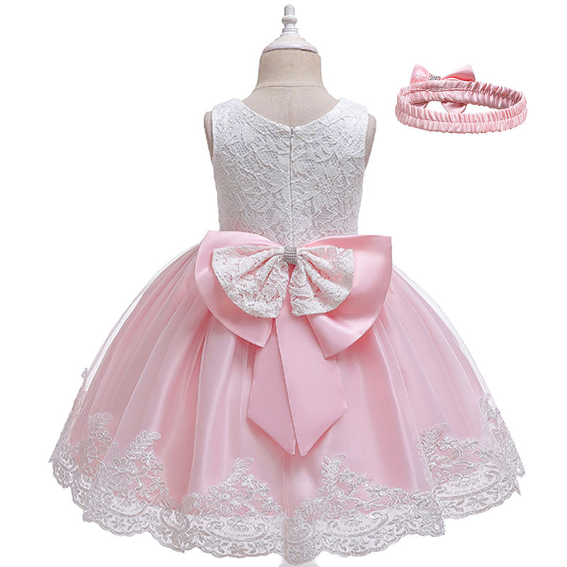 الصورة المصغرة: Children Flower Tutu Dress For 1-10 Years Girls Wedding Birthday Party Princess 