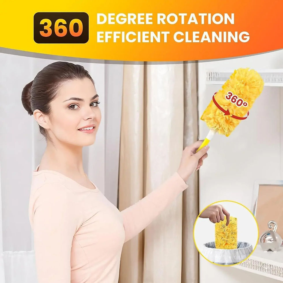 الصورة المصغرة: 10-40PCS Dual Sided 360° Dusting Head for Cleaning Dust Cobwebs Disposable Chic