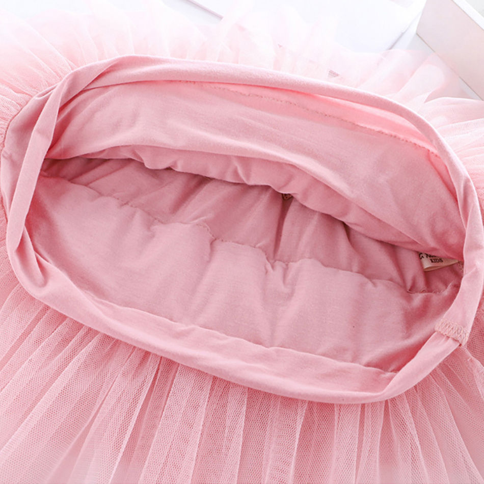 الصورة المصغرة: 6-Layer Tulle Skirt Girls Twirl-Friendly Elastic Waist Breathable Summer Design 
