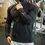 Thumbnail: Men's Running Training Elastic Coat Outerwear Gym Tights Jacket Outdoor Cycling 