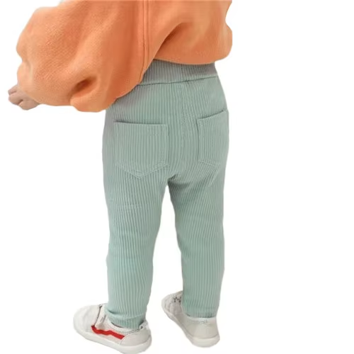 الصورة المصغرة: Children's Pants For Girls Boys Solid Big PP Kids Pants Spring Autumn Baby Toddl