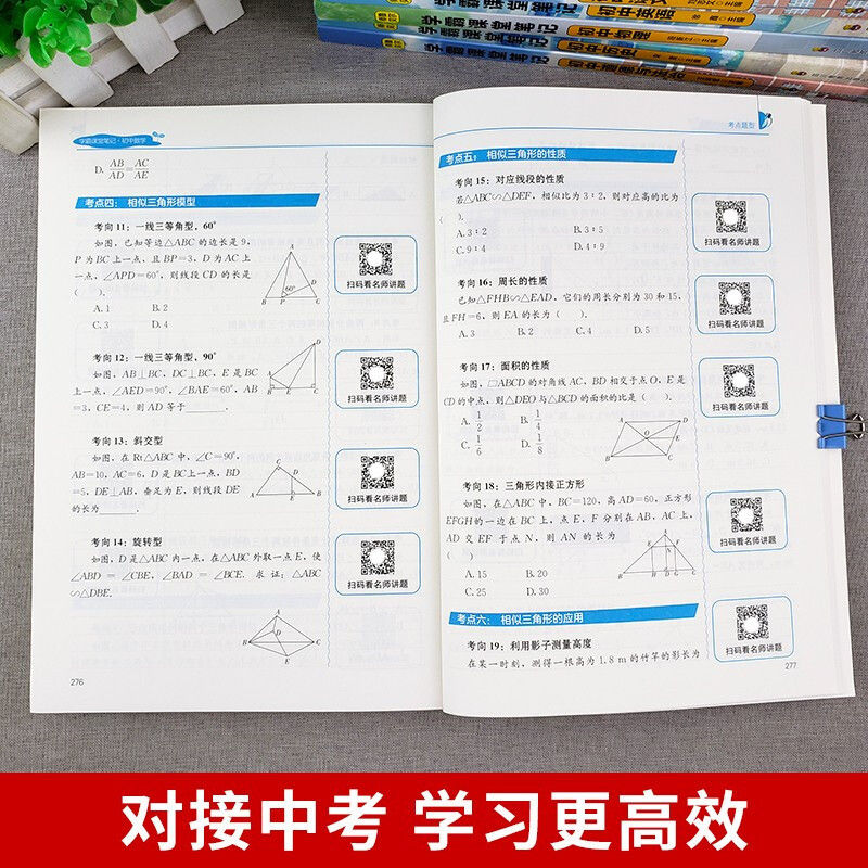 الصورة المصغرة: Classroom Notes of Top Students, Video Explanations of Middle School Chinese Mat