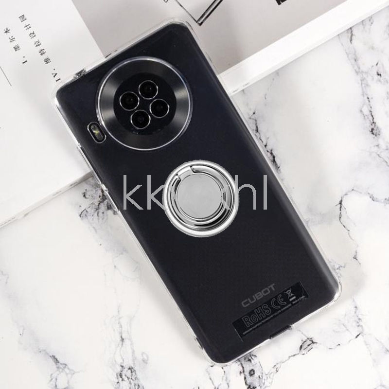 Thumbnail: For Cubot Note 20 Pro Note20 2020 Back Ring Holder Bracket TPU Soft Silicone Pho