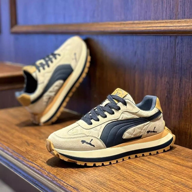 Casual Shoes Men's Sports Shoes Summer Casual Thick Soled Men's Shoes Soft and C