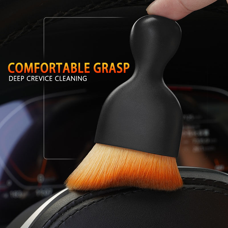 الصورة المصغرة: Car Interior Dust Sweeping Soft Brush Washing Tools Gap Auto Cleaning Brush For 