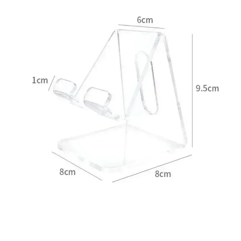 Acrylic Foldable Transparent Minimalist Ins Phone Holder Desktop Lazy Tablet Sta